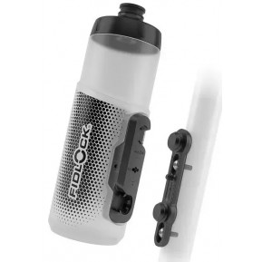 Фляга с коннектором и базой FIDLOCK TWIST bottle 600мл., прозрачный/белый Фото №1
